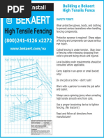 Colorbond Steel Fence Installation Guide | PDF | Materials
