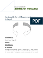 Sustainable Forest Management in Nepal