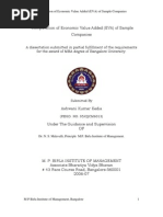 Download Economic Value Added EVA of Sample Companies by Rikesh Daliya SN51396384 doc pdf