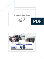 Unbalance Case Study: Machine Drawings & Measuring Points Location