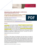 Reyes Juárez, A. (2017). Autonomía escolar y cambio educativo, consideraciones desde la implementación PEC-FIDE