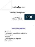 Operating Systems: Memory Management