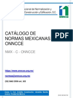 Catálogo de Normas Mexicanas ONNCCE