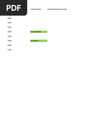 Appointment Book