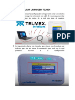 Como Configurar Un Modem Telmex