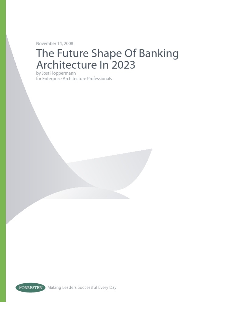The Future Shape of Banking | PDF | Enterprise Architecture | Service ...