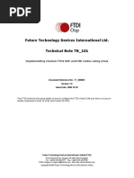 Future Technology Devices International LTD.: Implementing Custom FTDI VID and PID Codes Using Linux