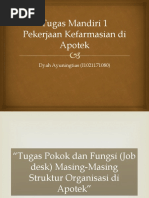 Pekerjaan Kefarmasian di Apotek