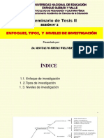 Sesion 2  Enfoques, tipos y niveles de investigación