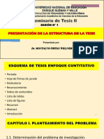 Sesion 1 Presentación de La Estructura de La Tesis