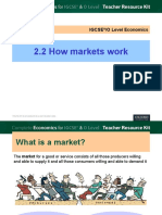 2.2 How Markets Work: Igcse /O Level Economics