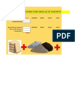 Proporciones para Mezclas de Concreto Según Imcyc