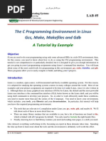 The C Programming Environment in Linux GCC, Make, Makefiles and GDB