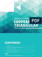 APC Marco Estrategico de Cooperacion Triangular