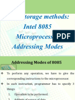 8085 Addressing Modes
