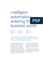 Intelligent Automation Entering The Business World