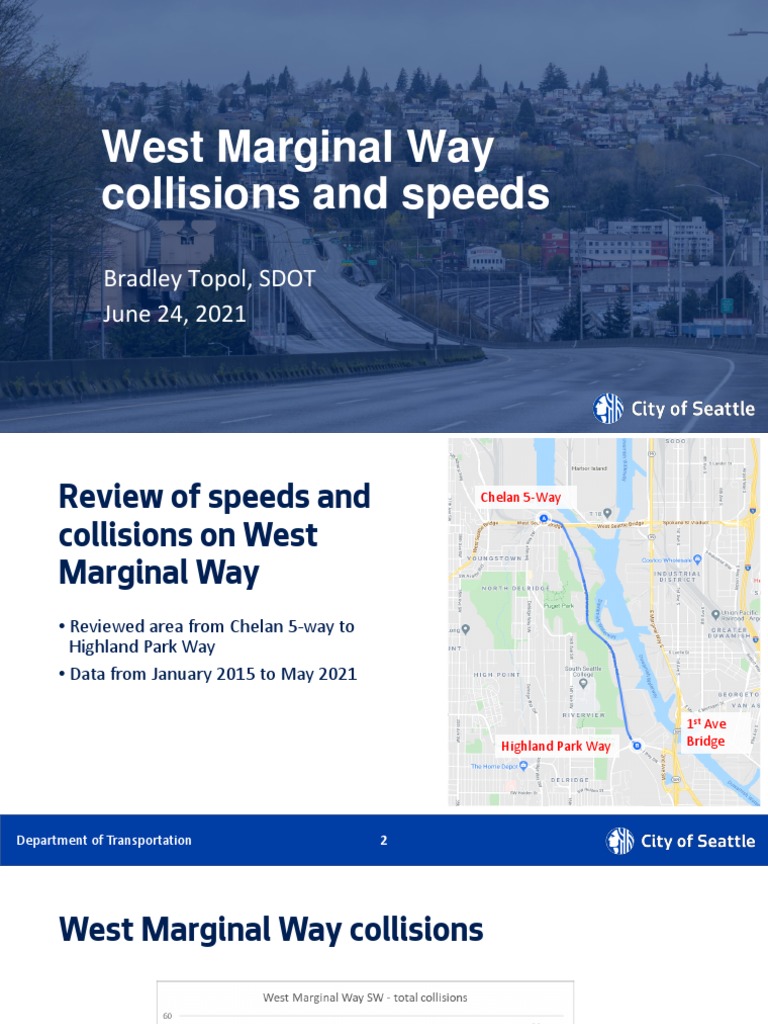 SDOT West Marginal Way Info | PDF | Transport Infrastructure | Road ...