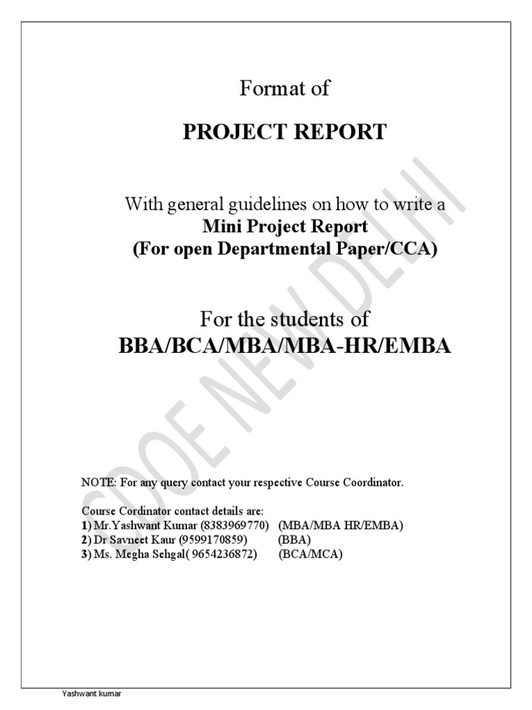format-of-project-report-with-general-guidelines-on-how-to-write-a