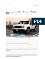 Justiça de SP mantém cobrança do IPVA para PCD _ Revista Carro