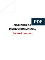 Skyleader 2.0 App Instruction Manual