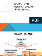 Pengangkatan Dan Pemberhentian Dalam Jabatan Fungsional