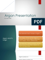 Argon Element Presentation