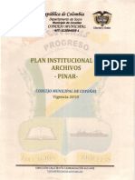 Plan Institucional de Archivos Pinar