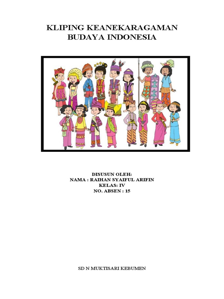 Kliping Keanekaragaman Budaya Indonesia | PDF