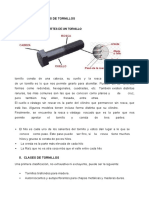 Clasificación y tipos de tornillos