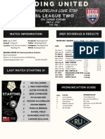 Match Notes 7.2.21 - Philly Lone Star