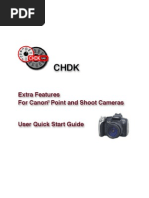 CHDK - Canon Hack Development Kit Manual