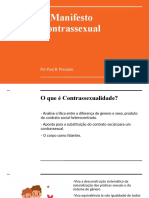 O Manifesto Contrassexual - Parte 1