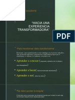 Hacia Una Experiencia Transformadora