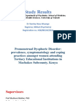 PMDD Results PPT Presentation