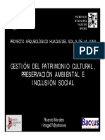 Gestion Patrimonio Cultural