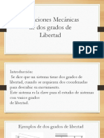 Vibraciones Mecánicas de Dos Grados de Libertad