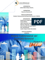 Expo de Modelo Tridimencional Del Desarrollo Gerencial REDDIN