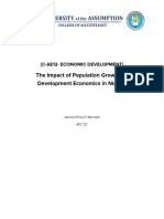 FINAL PAPER (the Impact of Population Growth in Nigeria)