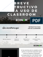 Introducción Uso Classroom - Alumnos