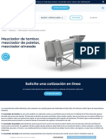 Mezclador de Tambor, Mezclador de Paletas, Mezclador Alineado - Premier Tech Systems and Automation