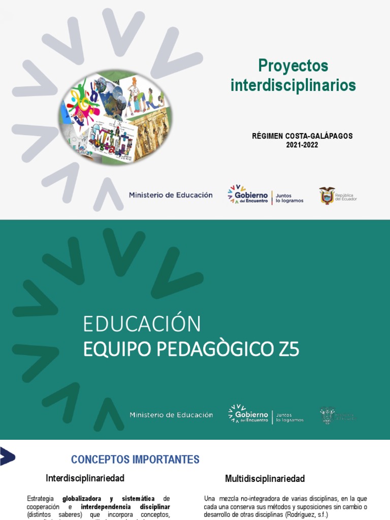 Proyectos Interdisciplinarios 2021-2022 | PDF | Interdisciplinariedad ...