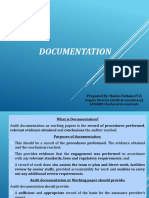 Documentation: A Guide to Audit Working Papers