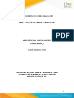 Estafanía-Araque - Fase 3 Gestión en Clave de Comunicación - Gestión de Procesos de Comunicación - 406007 - 2