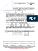 Soe06v1 Política de Uso y Manejo de Equipos de Comunicaciones