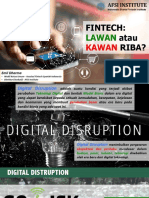 Fintech - Lawan Atau Kawan Riba