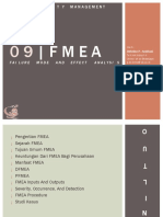 09 Fmea Failure Mode and Effect Analysis Debrina P Andriani Teknik Industri Universitas Brawijaya TH Oleh 1