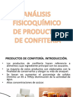 Análisis Fisicoquímico de Confitería