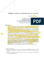 Religião Limites e Horizontes de Um Conceito Frederico Pieper