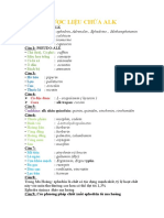 DƯỢC LIỆU CHỨA ALK