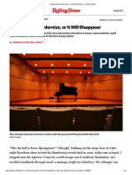 Juilliard Must Modernize, or It Will Disappear - Rolling Stone